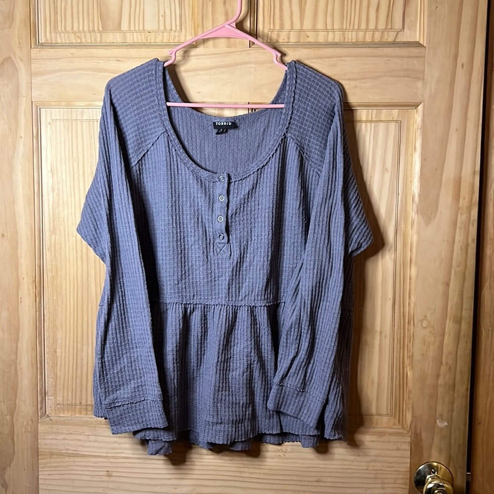 Torrid Waffle Knit Top